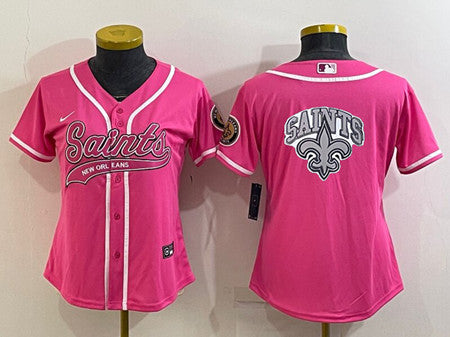 New Orleans Saints pink jersey