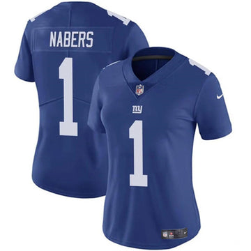 Malik Nabers New York Giants blue jersey