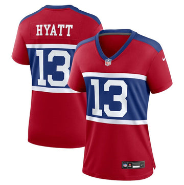 Jalin Hyatt Century New York Giants red Alternate jersey