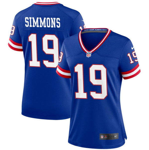 Isaiah Simmons New York Giants royal Classic jersey