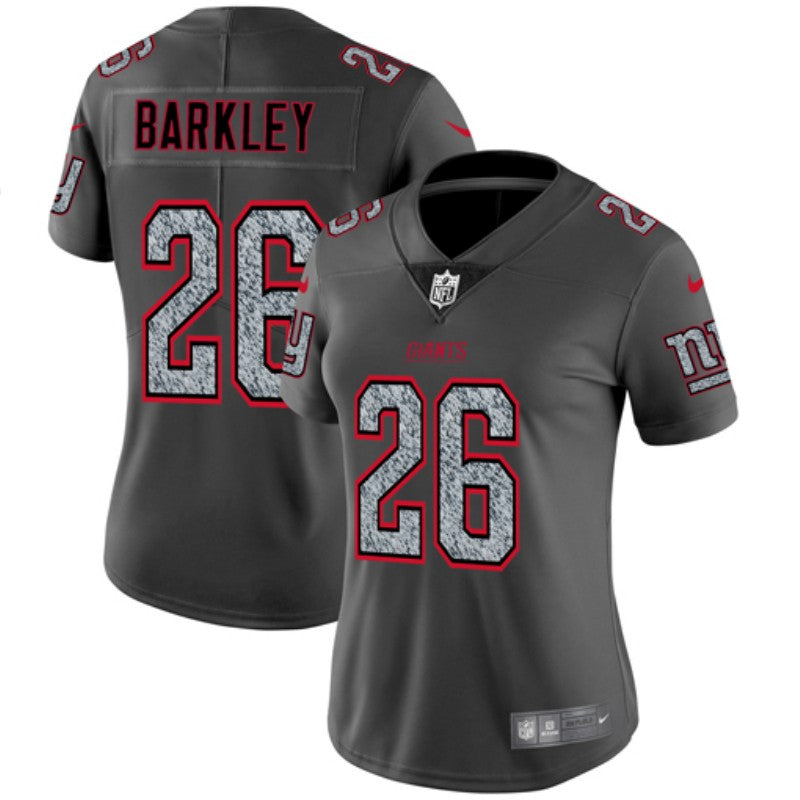 Saquon Barkley New York Giants gray Fashion Static jersey