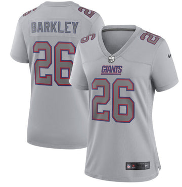 Saquon Barkley New York Giants gray Game jersey