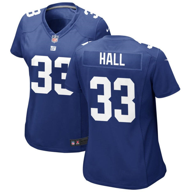 Hassan Hall New York Giants blue jersey