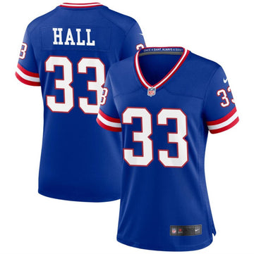 Hassan Hall New York Giants blue Throwback jersey