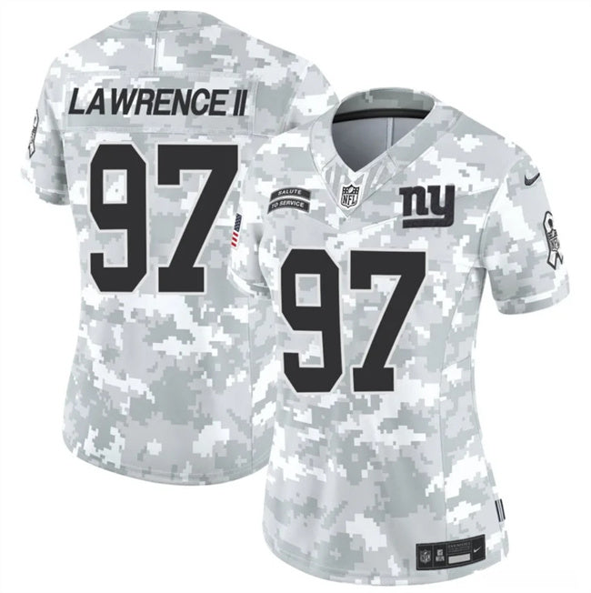 Dexter Lawrence II New York Giants camo Salute To Service jersey