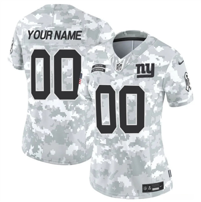 Custom New York Giants camo Salute To Service jersey