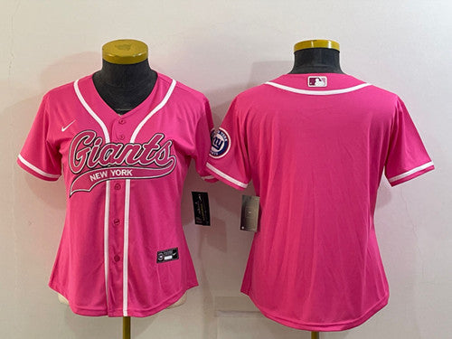 Custom New York Giants pink jersey