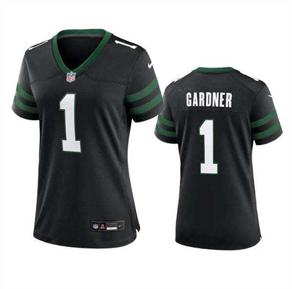 Sauce Gardner New York Jets black jersey