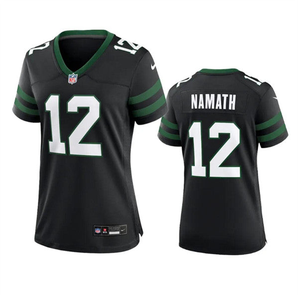 Joe Namath New York Jets black jersey