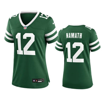 Joe Namath New York Jets green jersey
