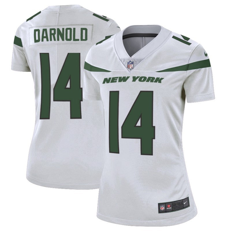 Sam Darnold New York Jets white jersey