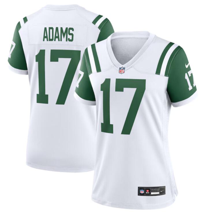 Davante Adams New York Jets white Alternate jersey