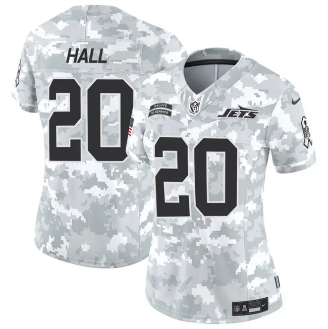 Breece Hall New York Jets camo Salute To Service jersey