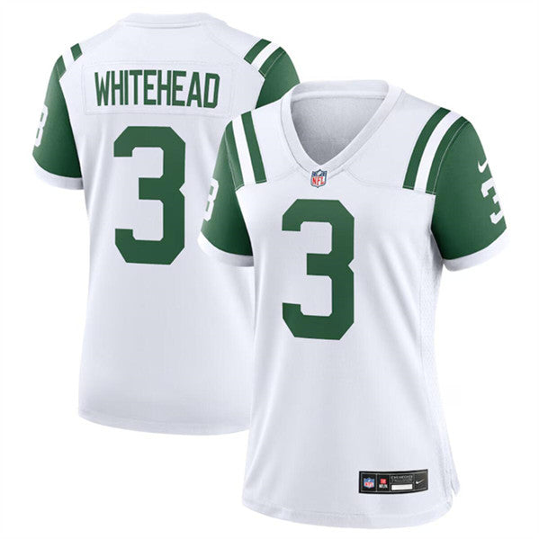 Jordan Whitehead New York Jets white Alternate jersey