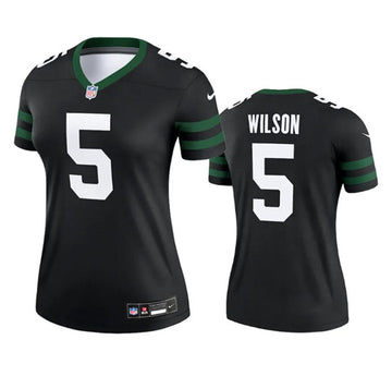 Garrett Wilson New York Jets black jersey