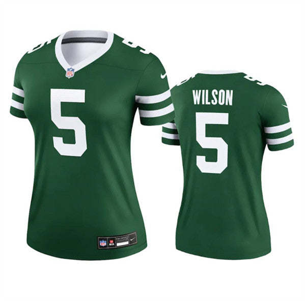 Garrett Wilson New York Jets green jersey