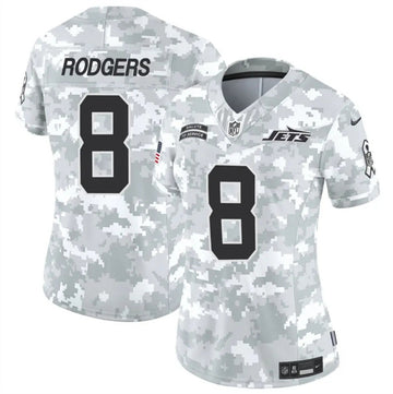 Aaron Rodgers New York Jets camo Salute To Service jersey