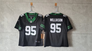 Quinnen Williams New York Jets black FUSE jersey