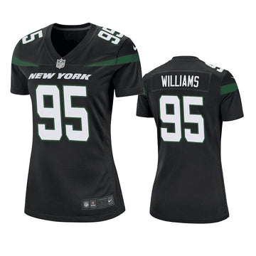 Quinnen Williams New York Jets black jersey
