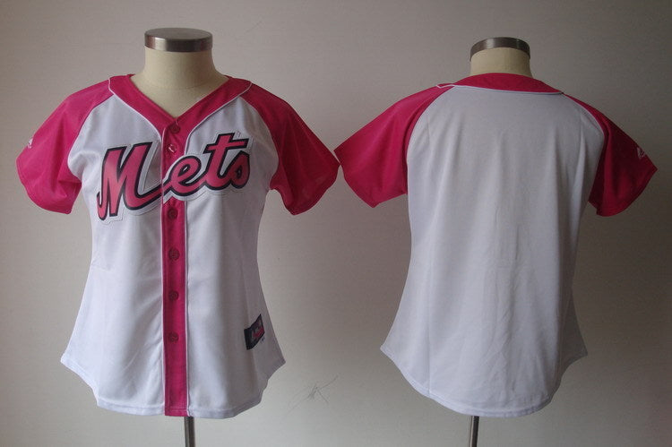 Custom New York Mets pink Fashion jersey