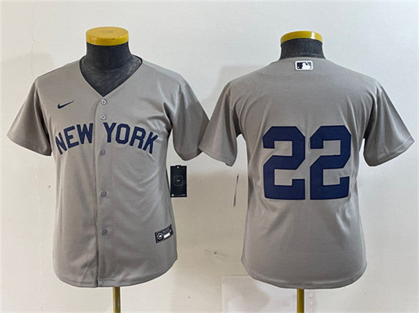 Juan Soto New York Yankees gray jersey