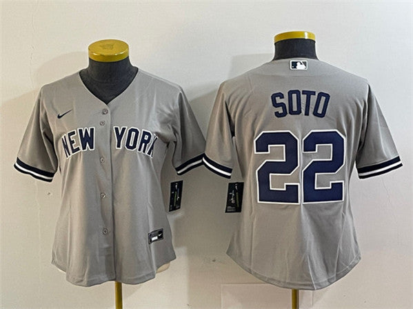 Juan Soto New York Yankees grey jersey