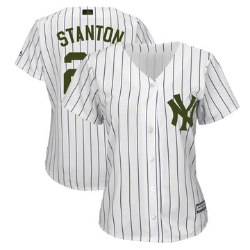 Giancarlo Stanton New York Yankees white jersey