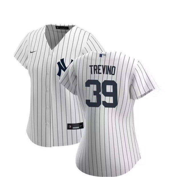 Jose Trevino New York Yankees white jersey
