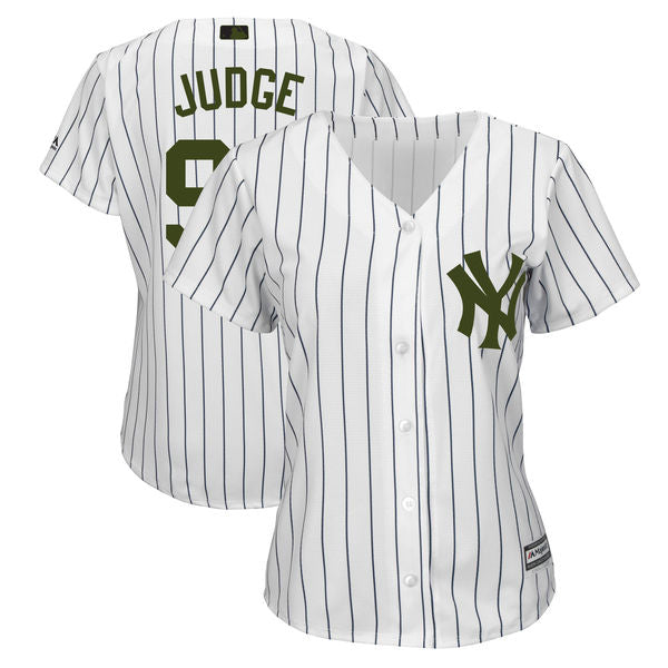 Aaron Judge New York Yankees white jersey