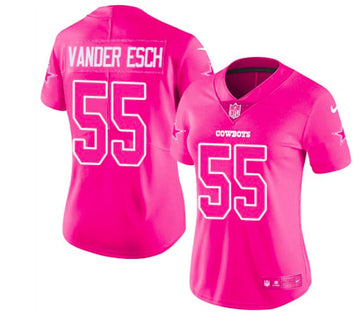 Vander Esch Dallas Cowboys pink jersey
