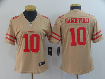 Jimmy Garoppolo San Francisco 49ers gold Inverted Legend jersey