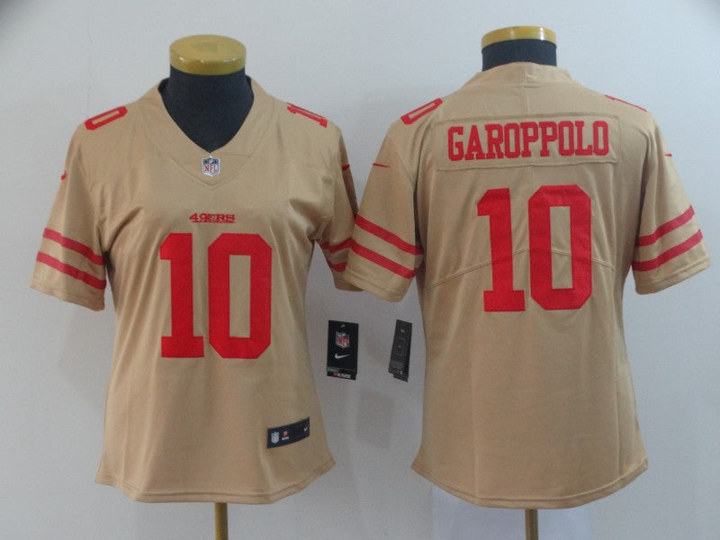 Jimmy Garoppolo San Francisco 49ers gold Inverted Legend jersey