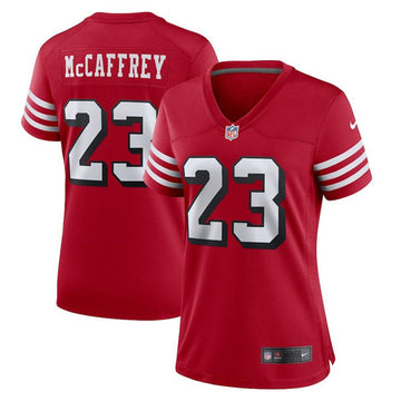 Christian McCaffrey San Francisco 49ers red Game jersey