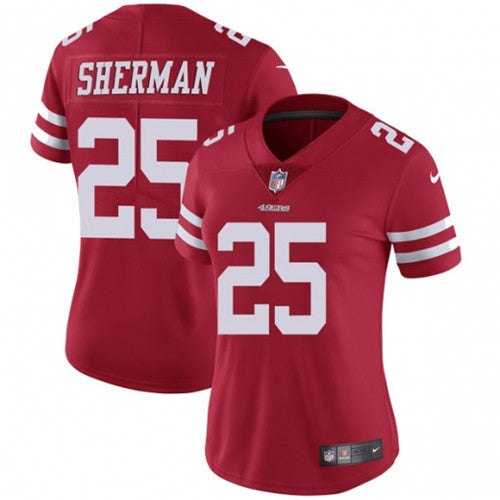 Richard Sherman San Francisco 49ers red jersey