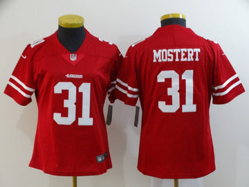 Raheem Mostert San Francisco 49ers red jersey
