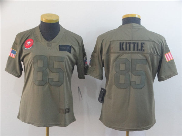 George Kittle San Francisco 49ers camo Salute To Service jersey