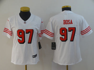 Nick Bosa New San Francisco 49ers white jersey