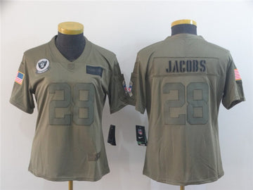 Josh Jacobs Las Vegas Raiders camo Salute To Service jersey