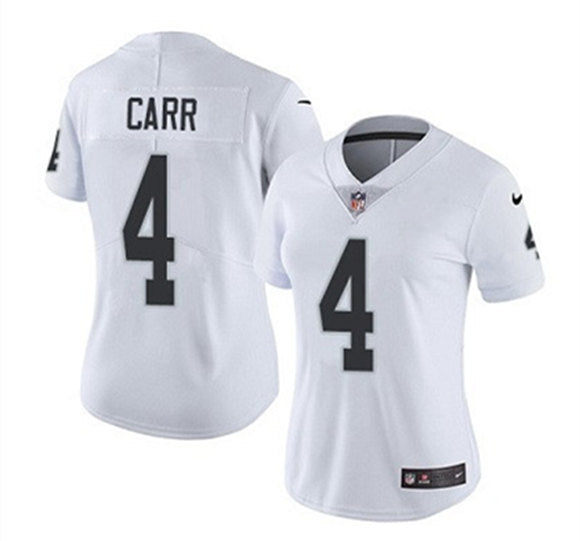 Derek Carr Las Vegas Raiders white jersey