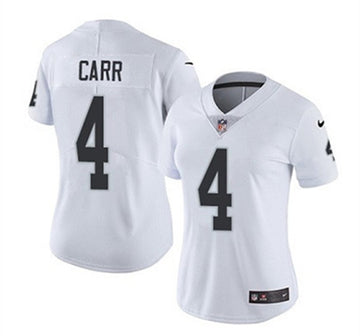 Derek Carr Las Vegas Raiders white jersey