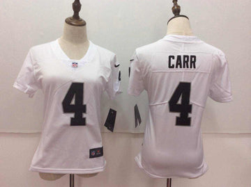 Derek Carr Las Vegas Raiders white jersey