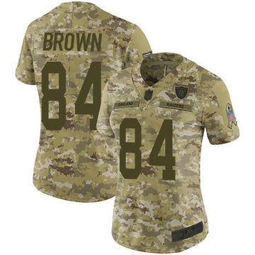 Antonio Brown Las Vegas Raiders camo Salute To Service jersey