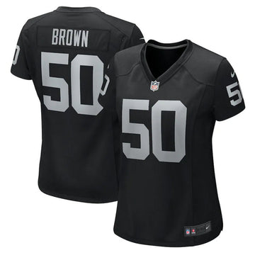 Jayon Brown Las Vegas Raiders black Game jersey