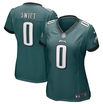 D'Andre Swift Philadelphia Eagles green jersey