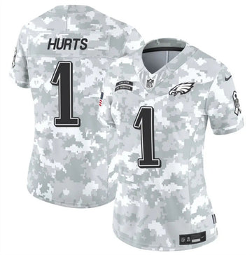 Jalen Hurts Philadelphia Eagles camo Salute To Service jersey