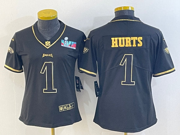 Jalen Hurts Philadelphia Eagles black jersey