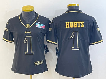 Jalen Hurts Philadelphia Eagles black jersey