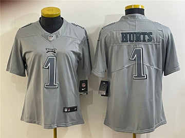 Jalen Hurts Philadelphia Eagles gray Fashion jersey