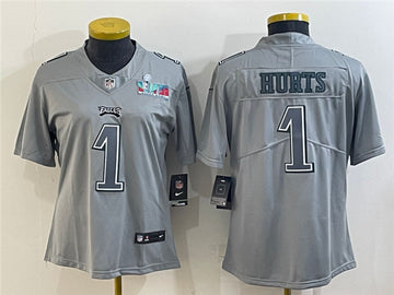 Jalen Hurts Philadelphia Eagles gray Fashion jersey