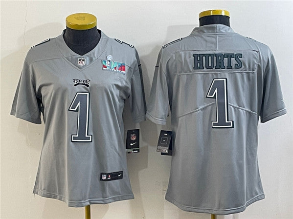 Jalen Hurts Philadelphia Eagles gray Fashion jersey